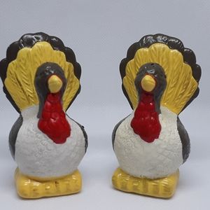 Vintage Turkey Salt & Pepper Shaker Set